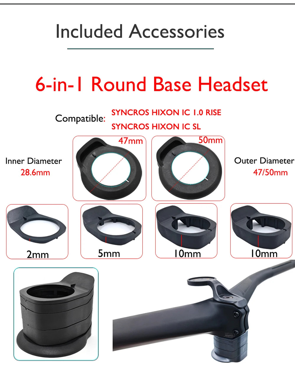 Carbon Integrated MTB Cockpit 20mm Mid Rise 28.6mm Clamp Bicycle Handlebar