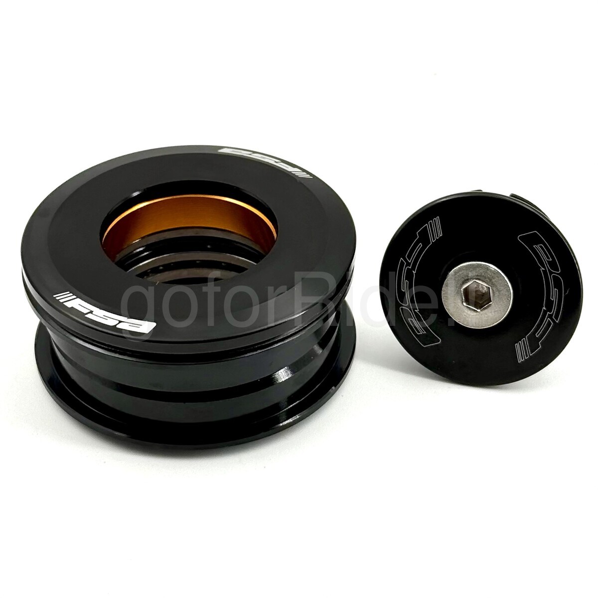 Fsa MTB Bike ZS Reducer Headset Orbit Z 1.5R,1.5~1-1/8″ Steerer+Top cap, OD 55mm