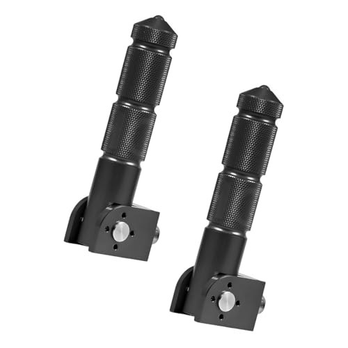 2PCS Motorcycle Foldable Foot Peg, 8mm 90 Degree Electric Bicycle Rear Footpeg