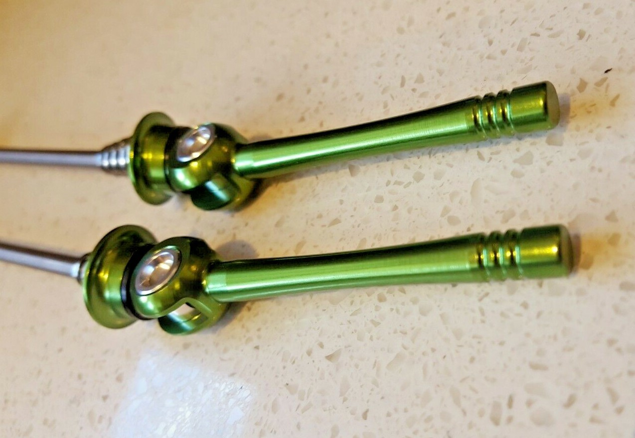 SKEWERS, Titanium & Alloy, «AEROZINE» 45 g, a pair, Quality, Strong & GRN Anod.