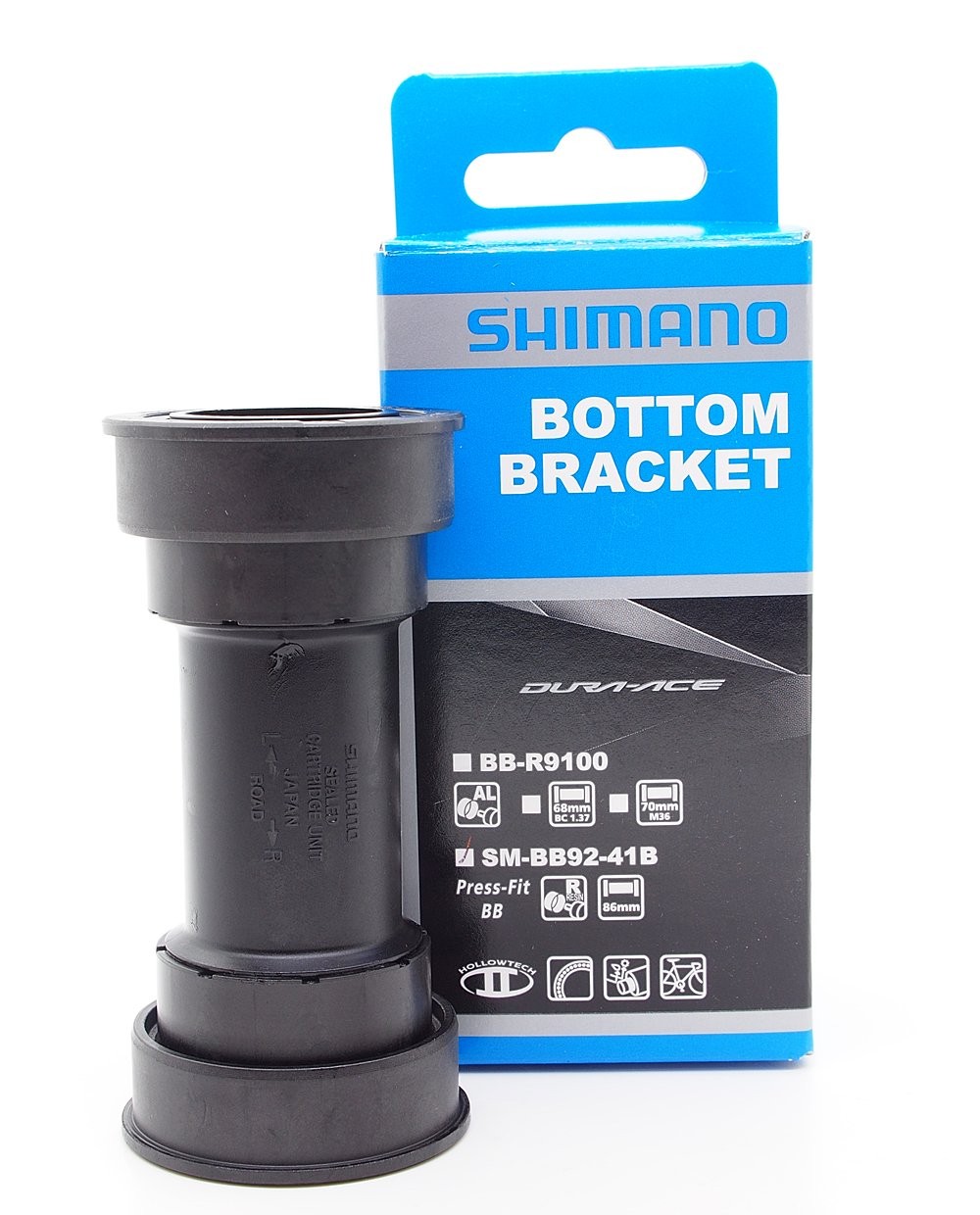 Shimano Road Bike SM-BB92-41B 86.5mm Press-Fit Bottom Bracket, NIB