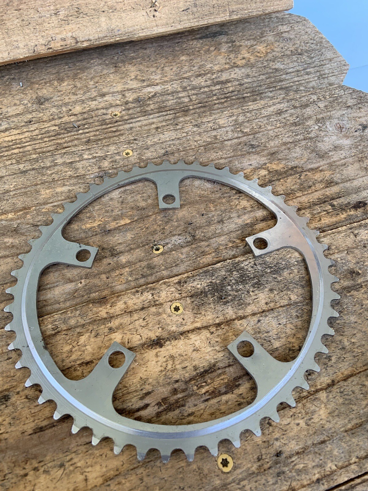 Steel NOS 52t SR Sakae 214 Ovaltech Road Bike Chain Ring-130 BCD-Vintage