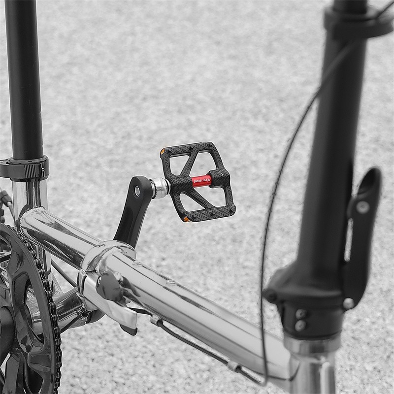 WEST BIKING Quick Release 3 Bearings Reflective Folding Bike Pedals a Pair