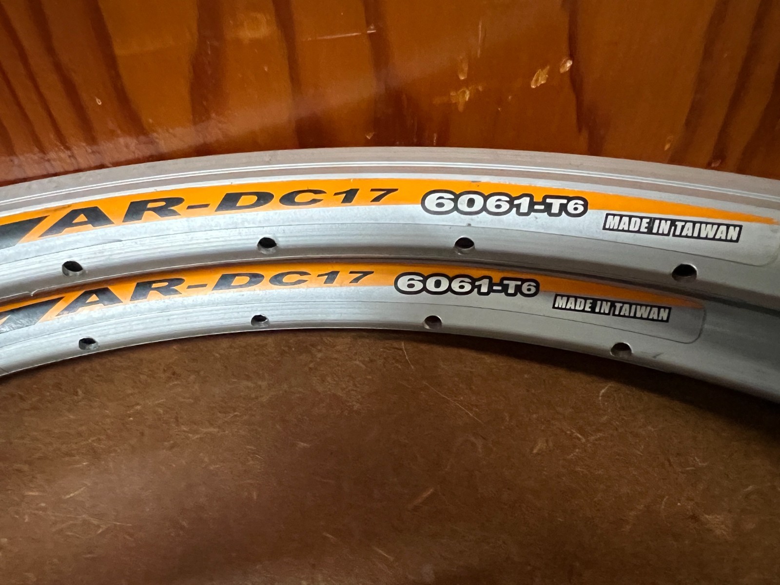 A RIM AR-DC17 Pair; 20″x 1-1/4″; ISO 451 – 17mm; 32H, Schrader Valve, BMX, etc.