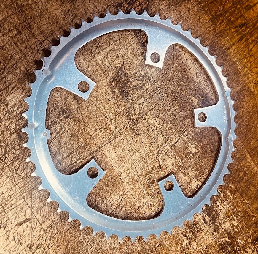 Shimano SG 53T Chainring 130 BCD A-Type Silver Aluminum Road 5-Bolt – XLNT Cond.