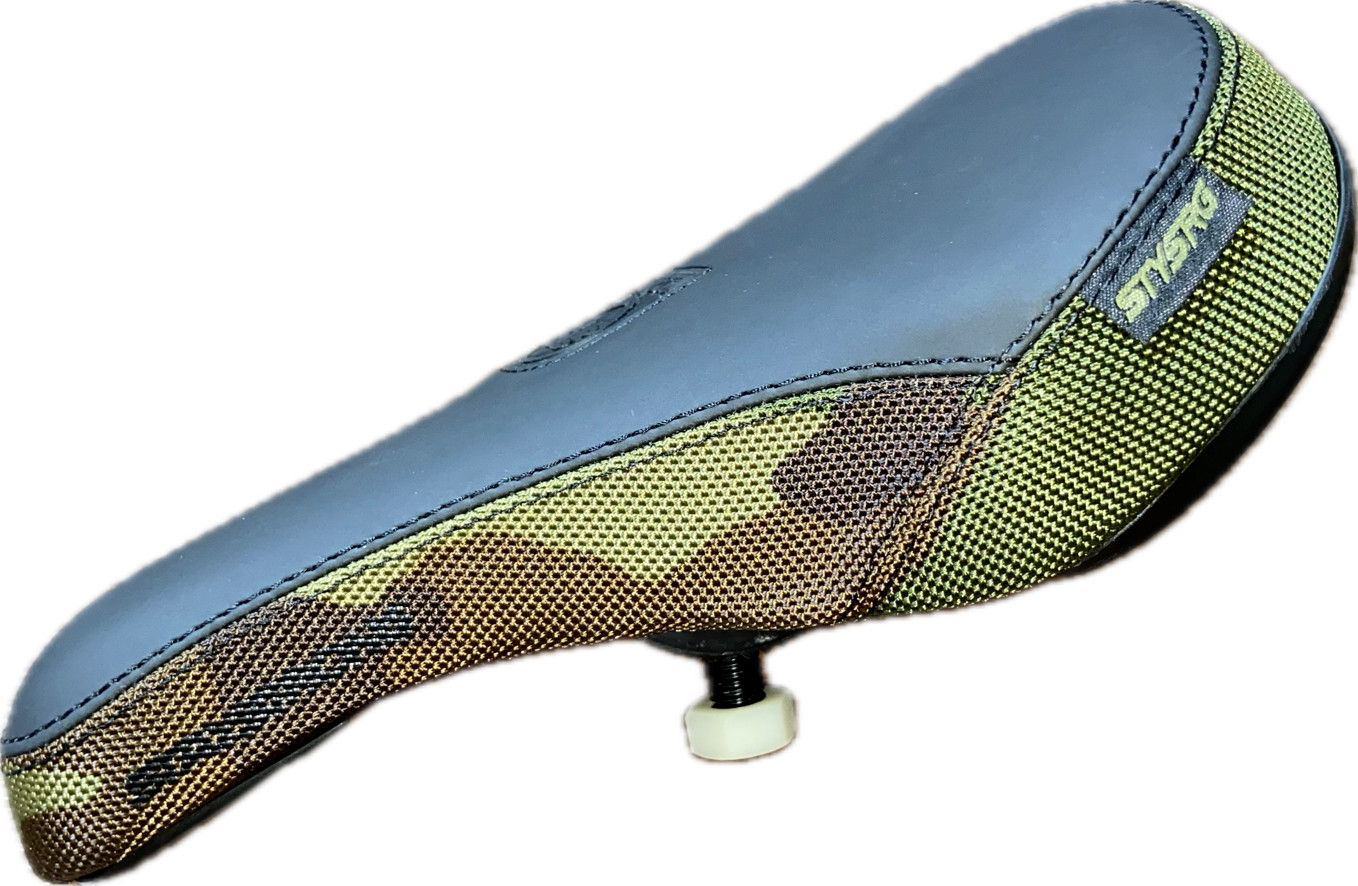 STAY STRONG PIVOTAL MID BMX BIKE BICYCLE SEAT CULT SHADOW SUBROSA BLACK CAMO NEW