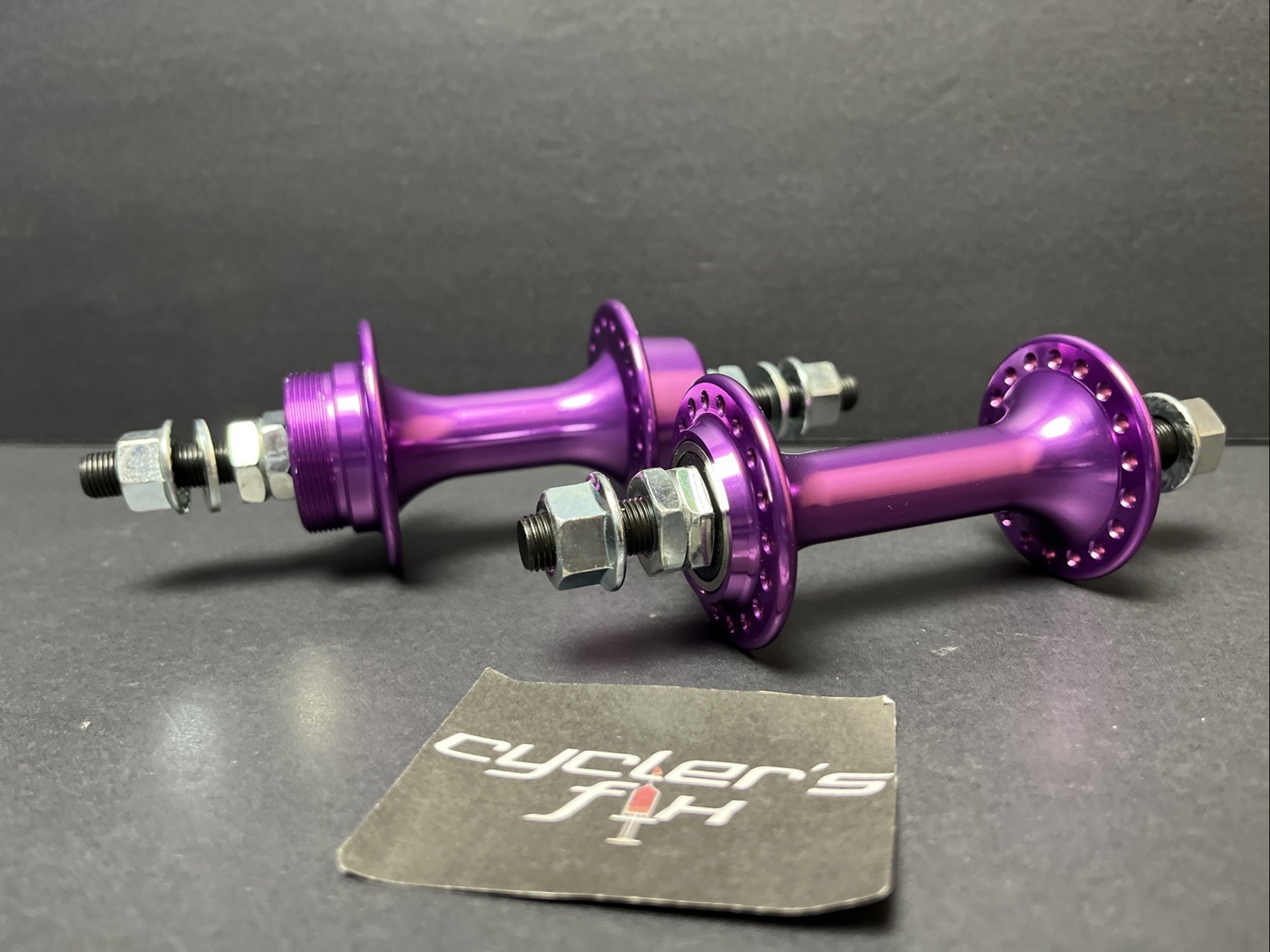 36H Sealed Low Flange Anodized Purple Alloy Bmx Bike Bicycle Hub Set Fit Haro GT