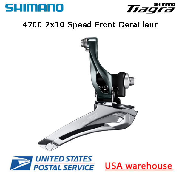 Shimano Tiagra FD-4700 2×10 Speed Brazed On Mount Front Derailleur ROAD