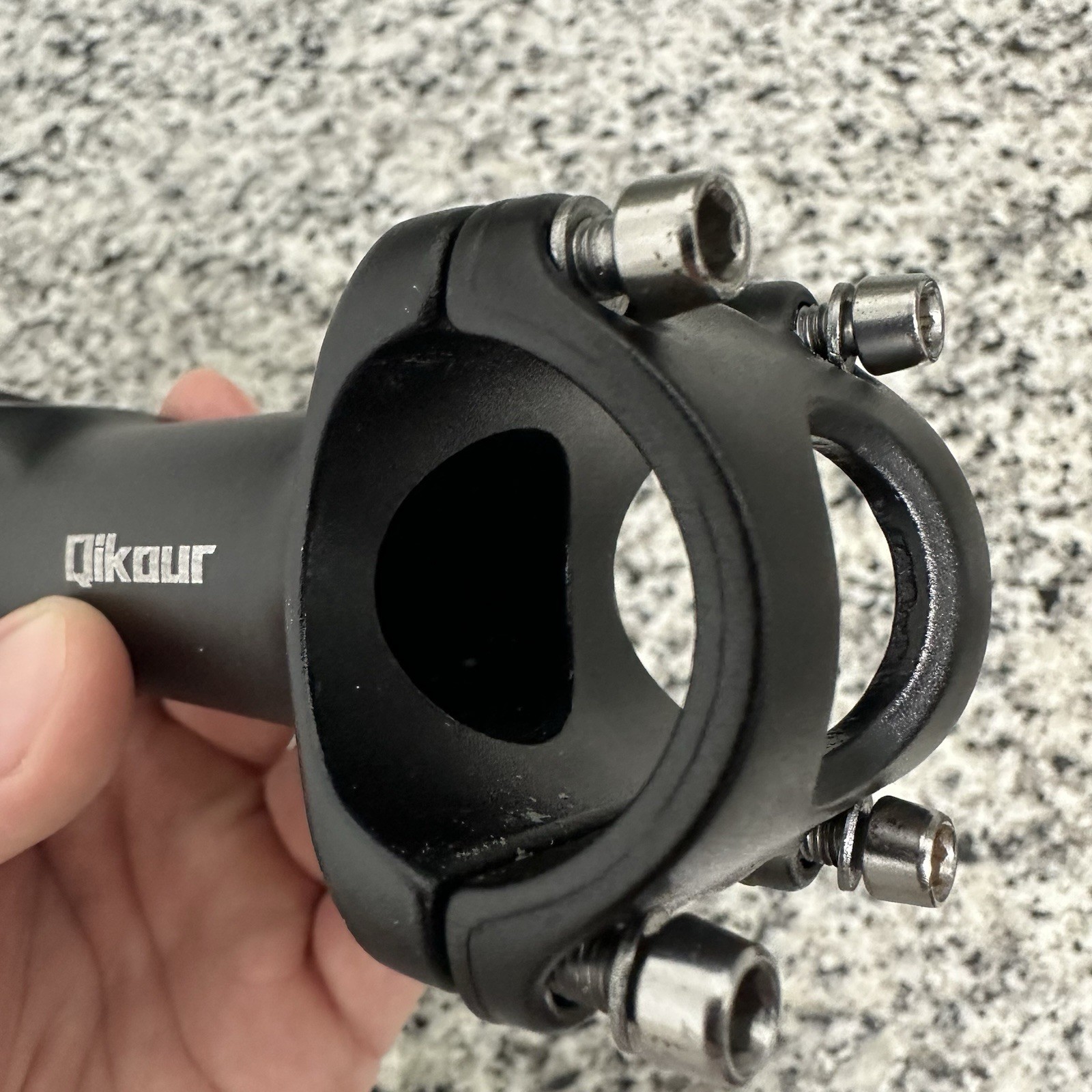 130mm QIKOUR Adjustable Bicycle Stem 60 Degree 31.8mm (1-1/4″)