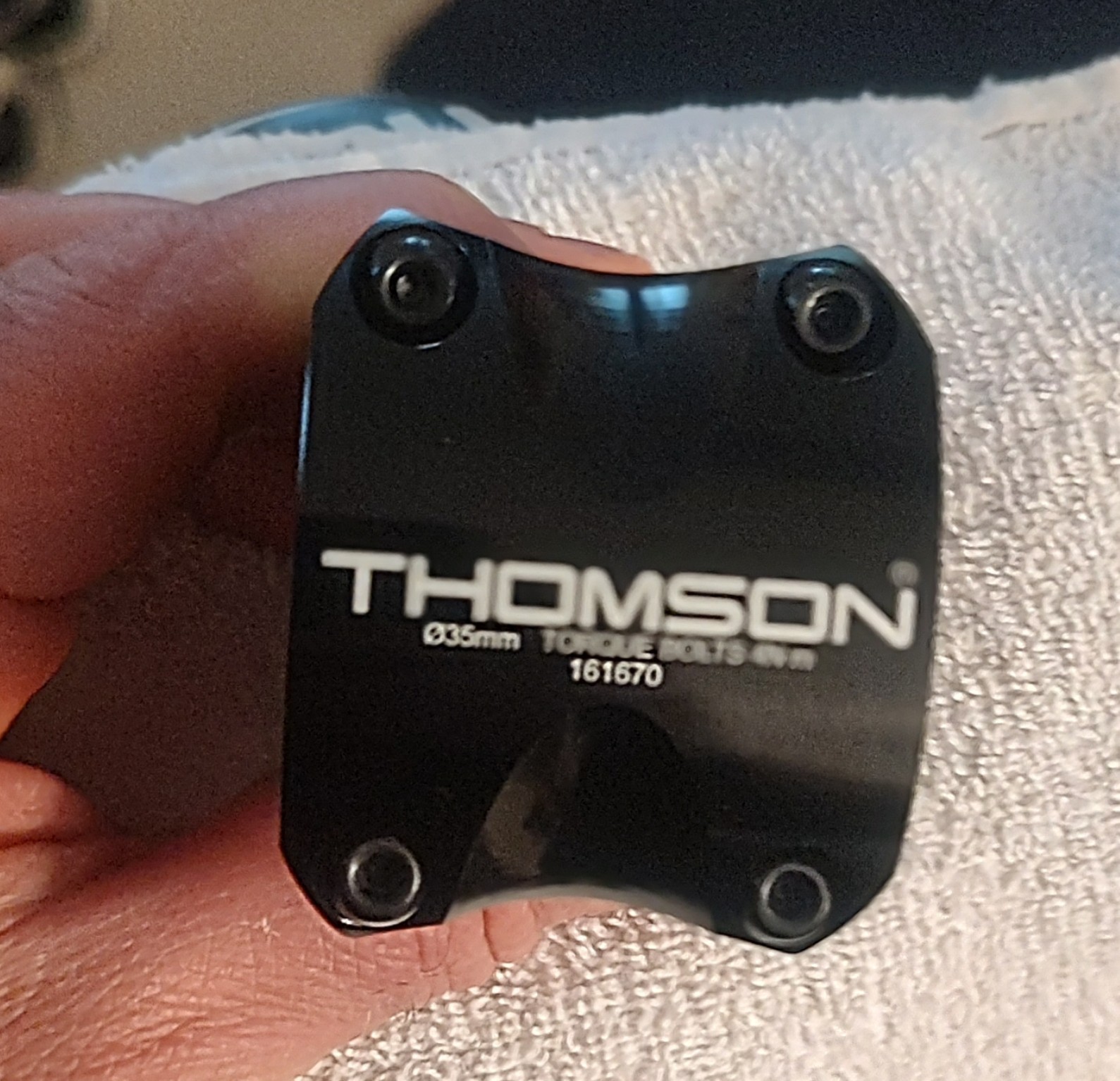 Thomson Elite X4 MTB Bike Bicycle Stem 0 degree 35.0 x 40mm Black SM-E177