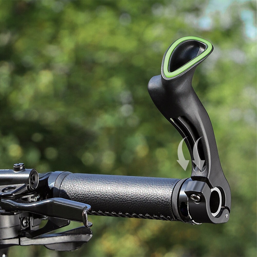 2PC MTB Bike Ergonomic Handlebar Extender for 21.8-22.2mm Handlebar Bar End Grip