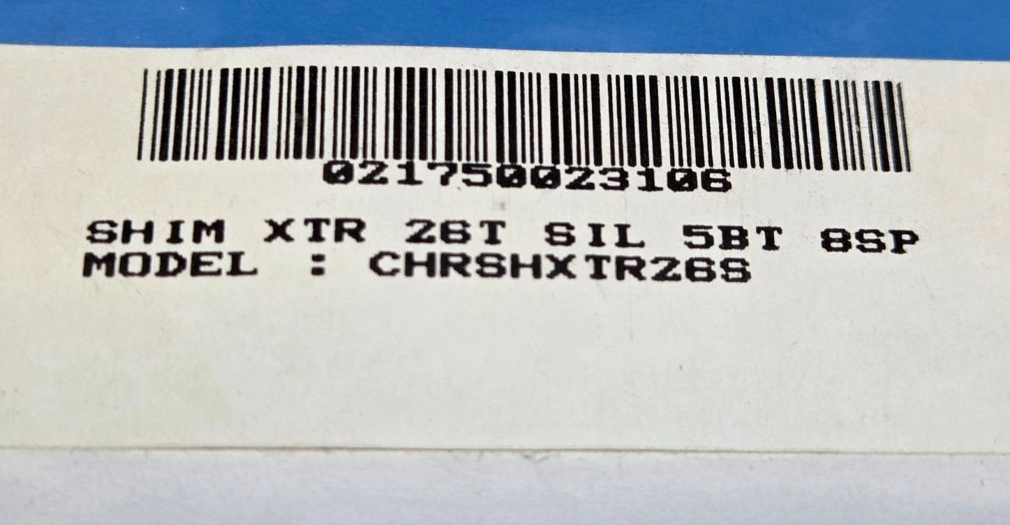 Vintage SHIMANO SG F-26, 26-Tooth Chainring, CHRSHXTR26S, SIL 5BT 8SP – NEW
