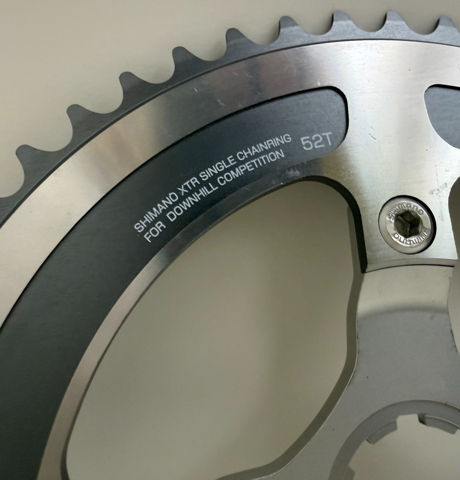 Shimano XTR FC-M952 DH 52T 4 Arm 112 BCD Downhill Chainring NOS