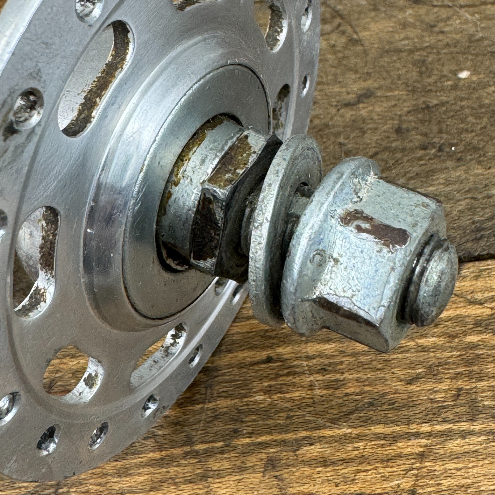 Sunshine BMX Front Hub High Flange Old School BMX 36 Hole 36h Nutted OG 80s Race