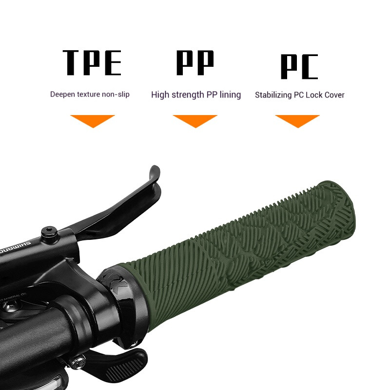 ENLEE Bicycle Anti-Slip Soft Handle Grips Lightweight Road Bike HandleBar Cover