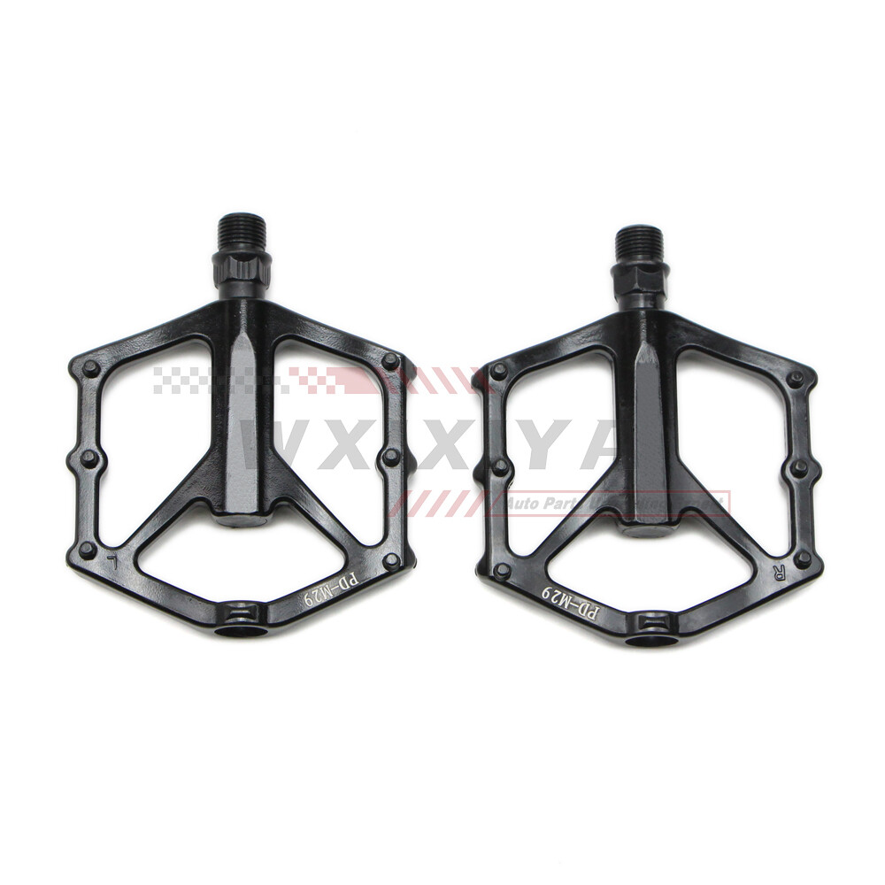 Mountain Bike Pedal Bearing Sealed MTB Cycling Flat Platform Aluminum 9/16″ L+R