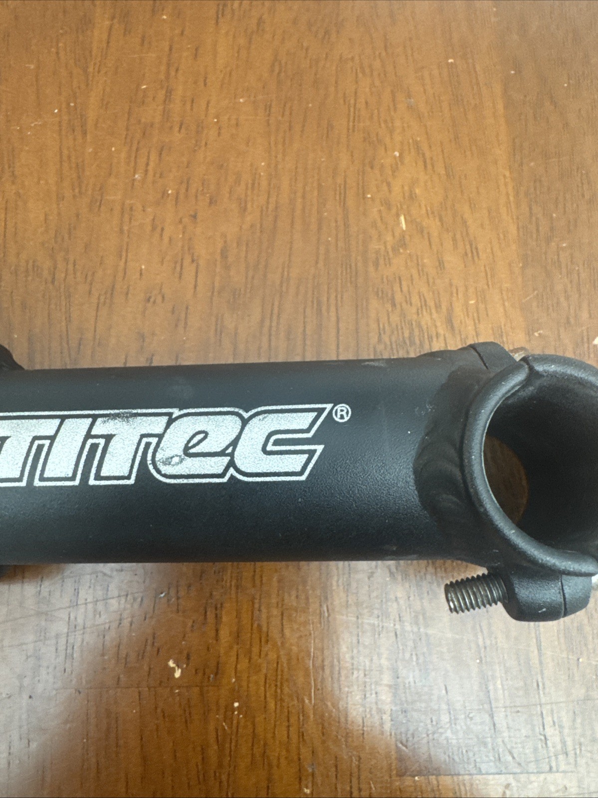 Titec Threadless Stem Alloy Black Bicycle 125mm / 1 1/8 / 25.4
