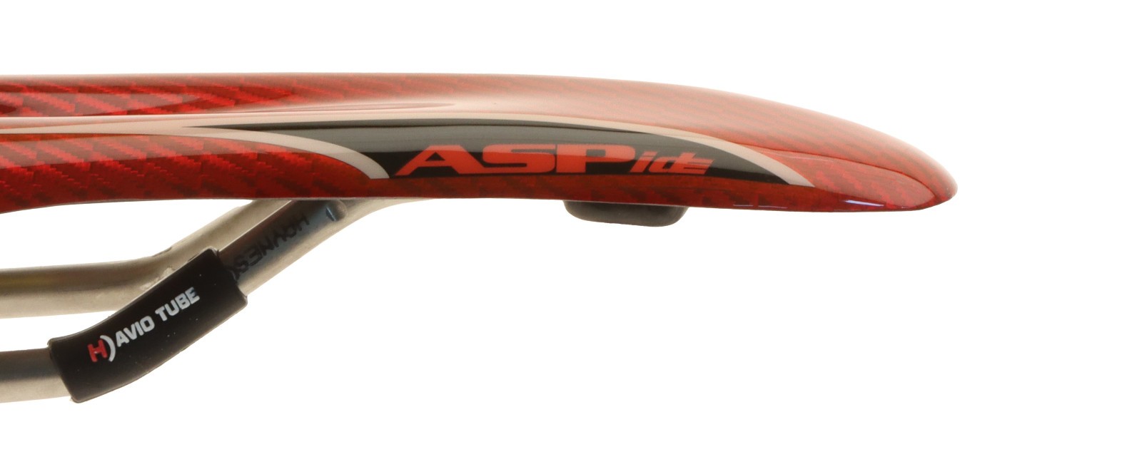 Selle San Marco Aspide Saddle Carbon Fiber Body Titanium Rails Red NIB NOS NEW