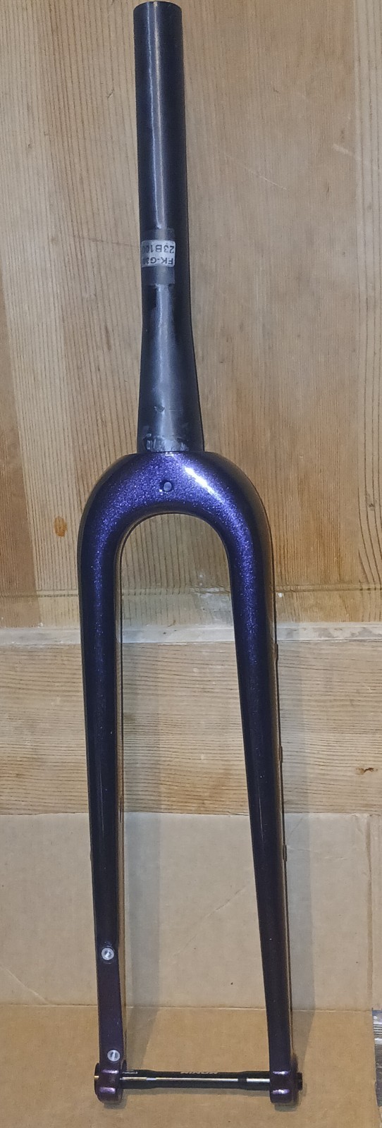 New Purple Carbon Gravel Disc Fork w/ Adjustable Rake. 50mm Or 55mm Flip Chip.