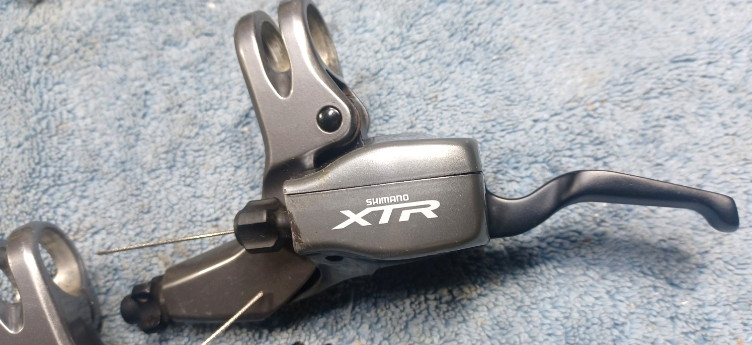 used, Shimano XTR ST-M960 Integrated 3×9, Bicycle trigger shifters/brake levers