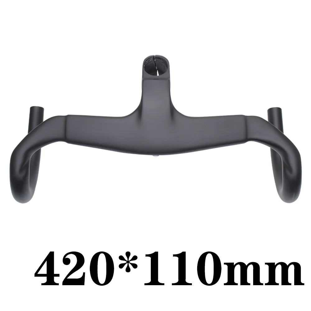 Carbon Road Bicycle Racing Integrated Handlebar 28 6mm Lightweight Bent Bar