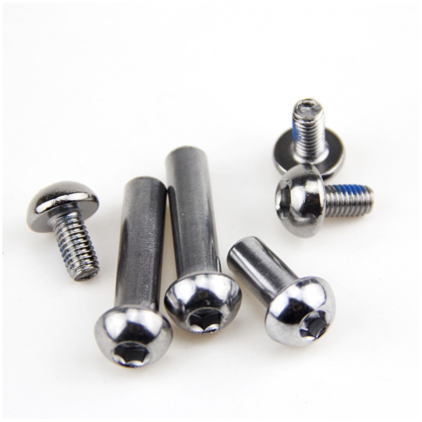 MTB Rear Shock Absorber Bolts 25-86mm Full Suspension Bike M8 Hex Locking Screws