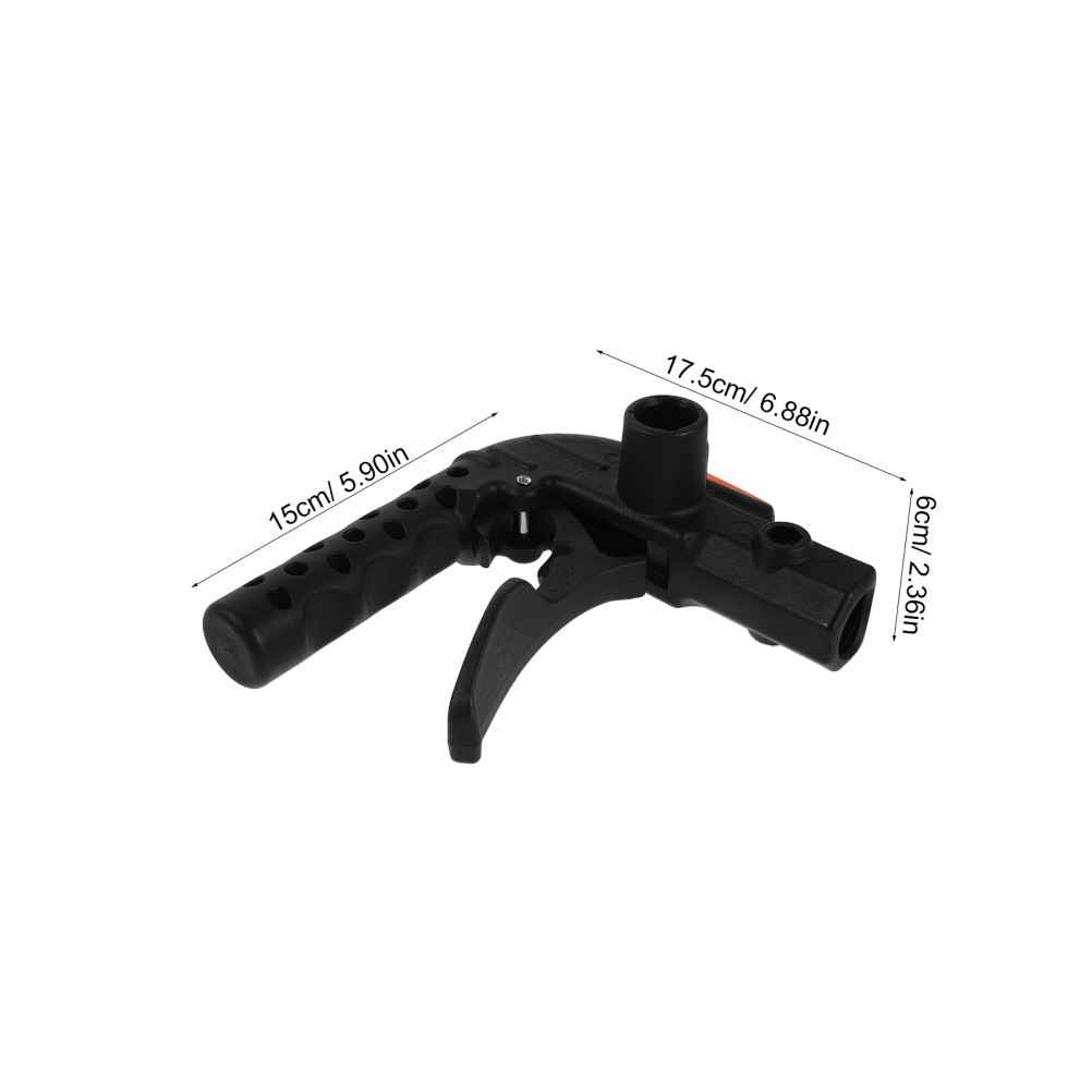 1 Pair Wheelchair Brake Handles Replacement Durable Plastic Metal Rubber