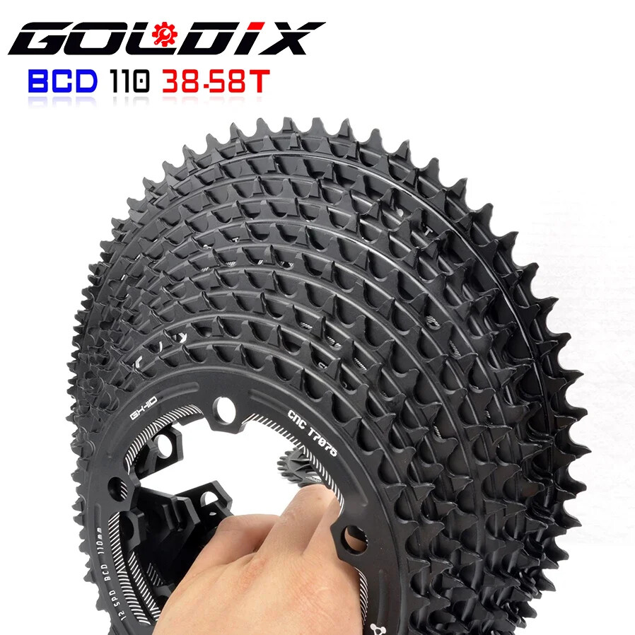 110-5 BCD 110BCD Road Bike Chainring Narrow Wide 38T-58T Bike Chainwheel