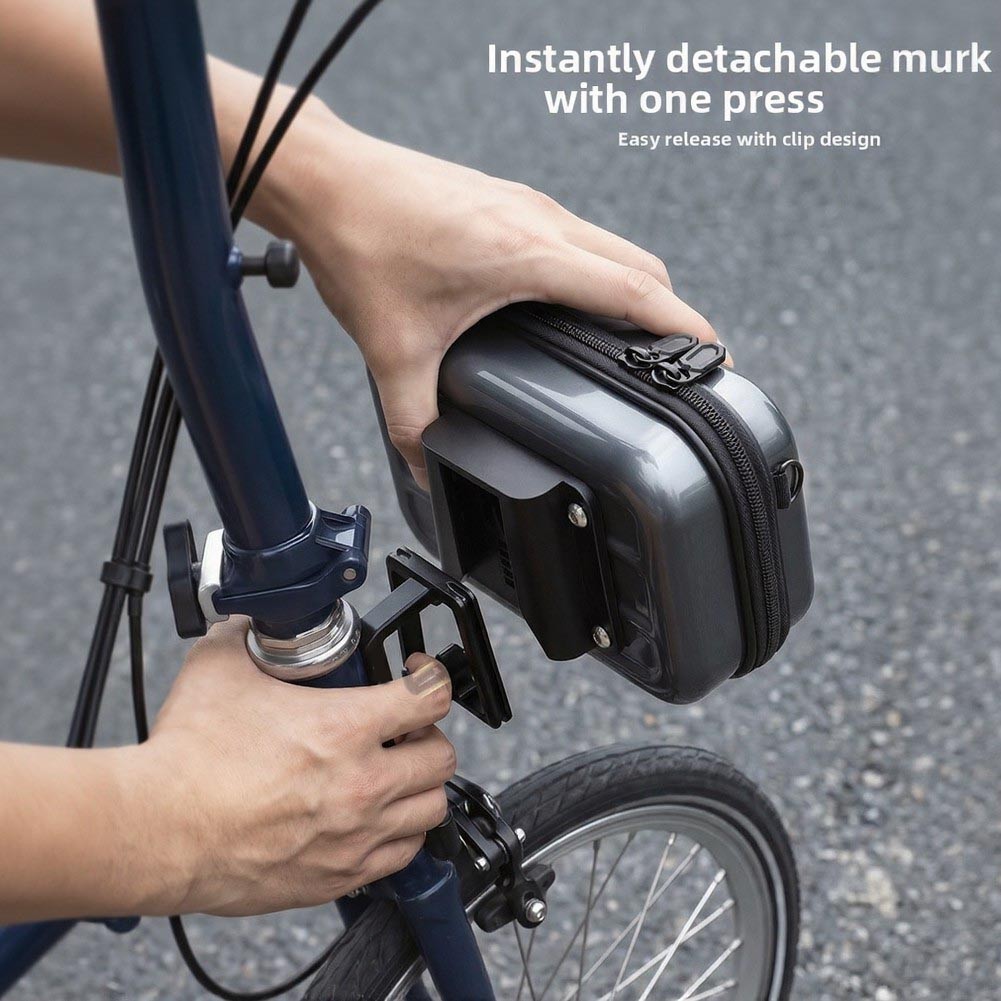 188x119x60mm Front Storage Bag for Brompton with Pig Nose Mount Bracket