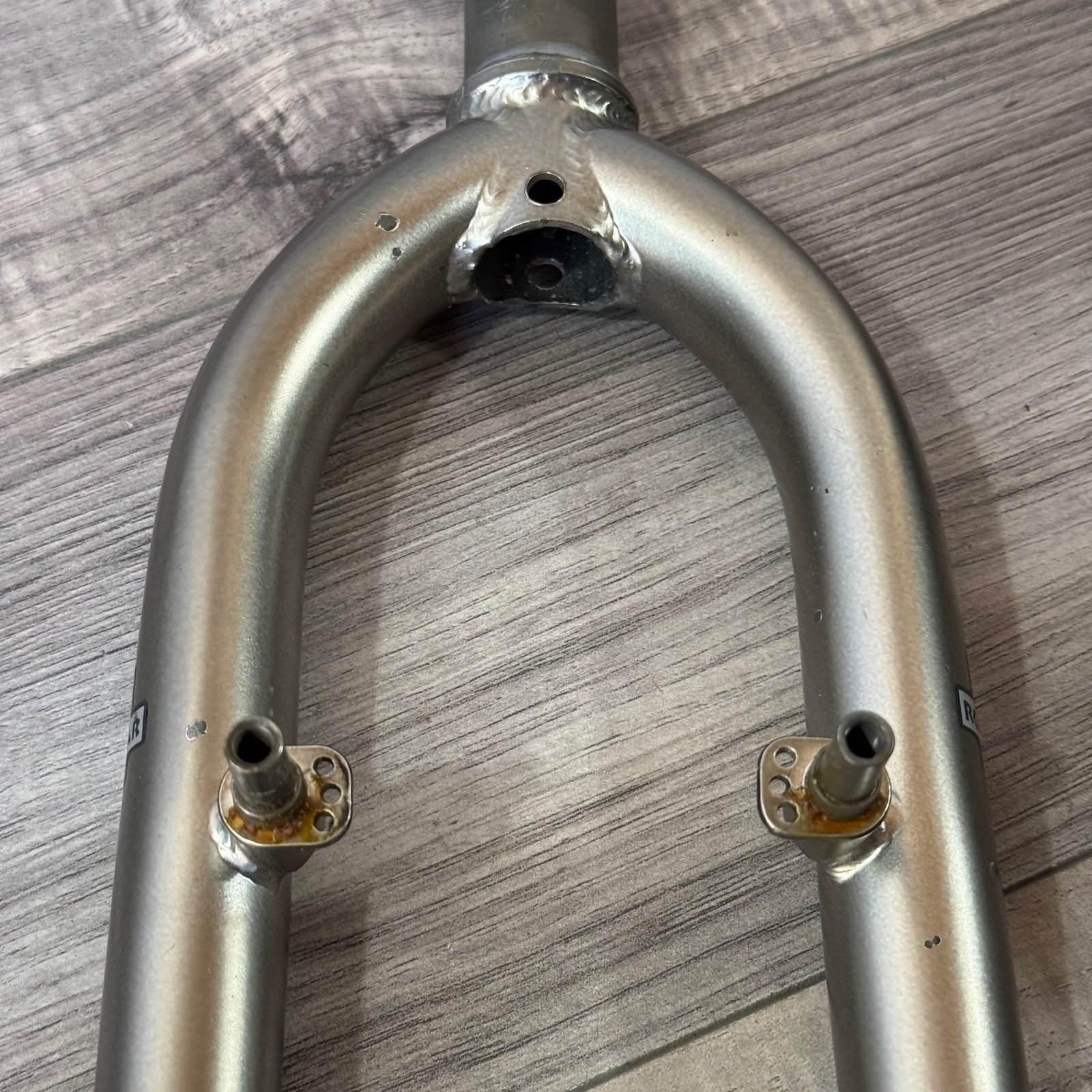 Marin Rockstar 90s MTB Fork 1 1/8 Threaded 26 182 Matte Platinum Gray Spinner