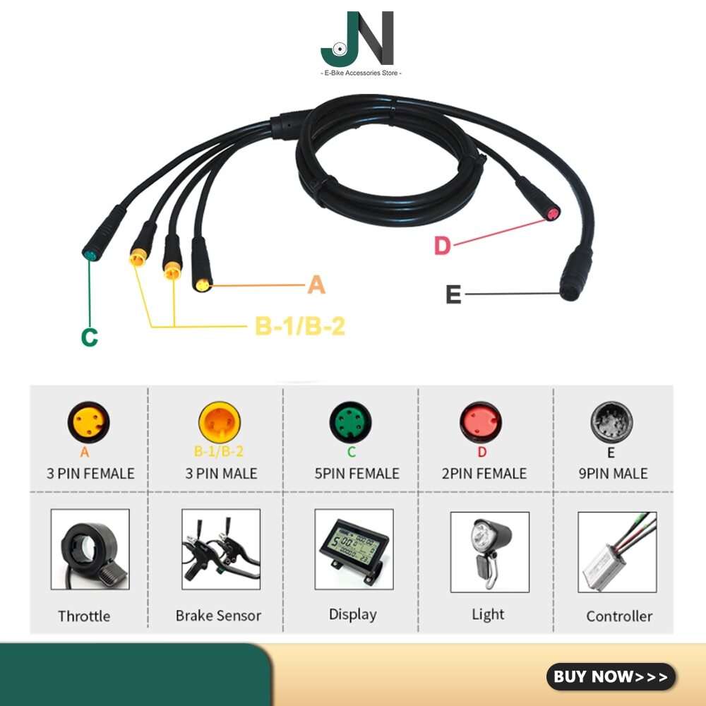 E-bike Controller 15-30A Control System with Use for 250W-1000W Hub Motor