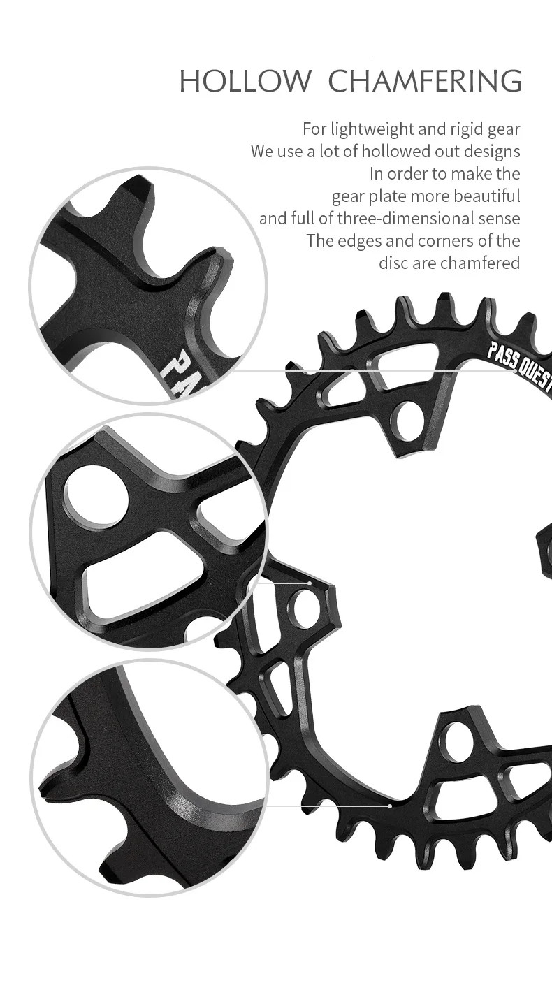 82BCD Narrow Wide Chainring 28T 30T 32T 34T 36T for MTB Bicycle Crankset