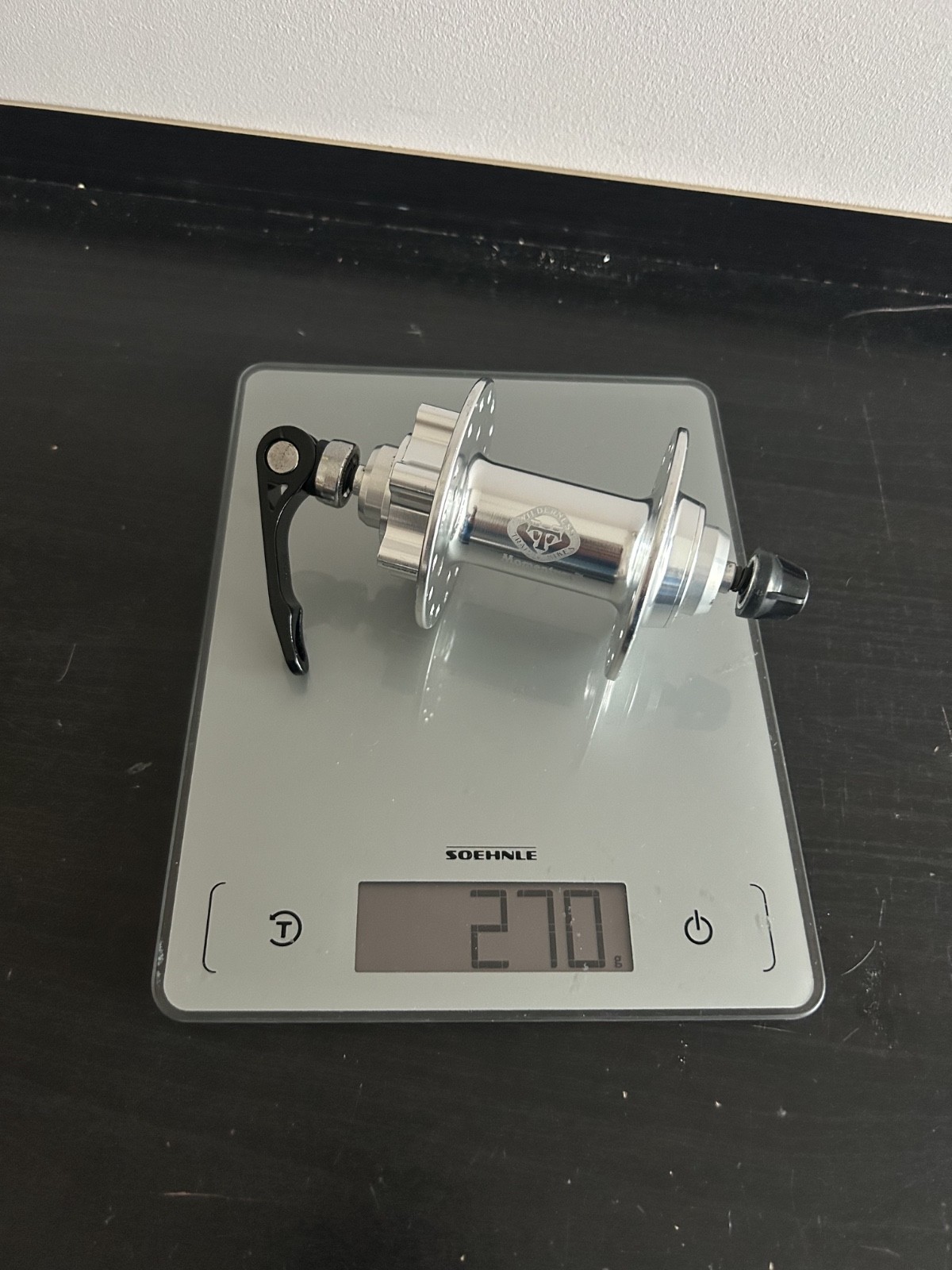 WTB Momentum 32H, 100x9mm QR Silver 6 bolts DSC