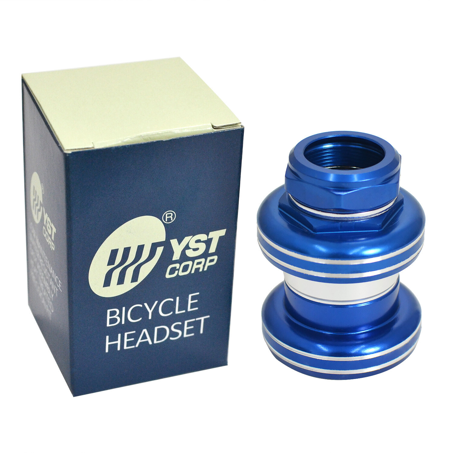 YST Old School BMX 1″ Threaded Bike Headset 32.5 cups 26.4mm , Blue