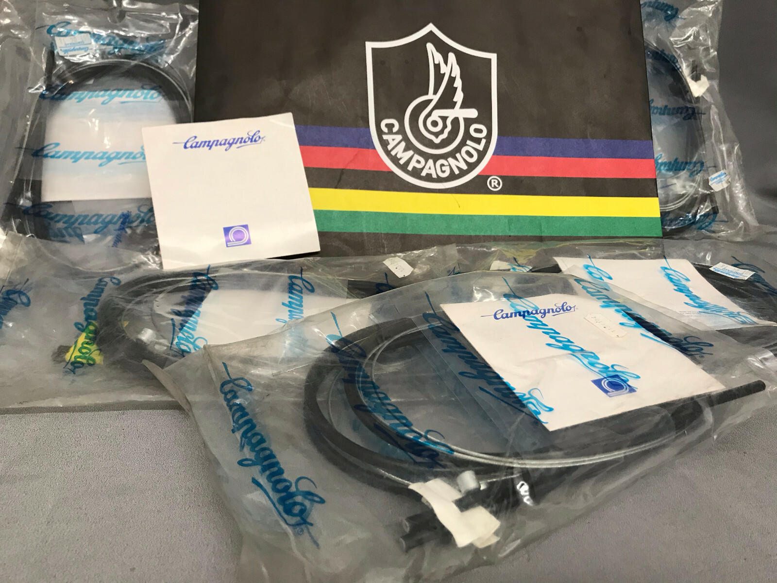 Campagnolo vintage MTB brake cable set brake cables NOS old school black New
