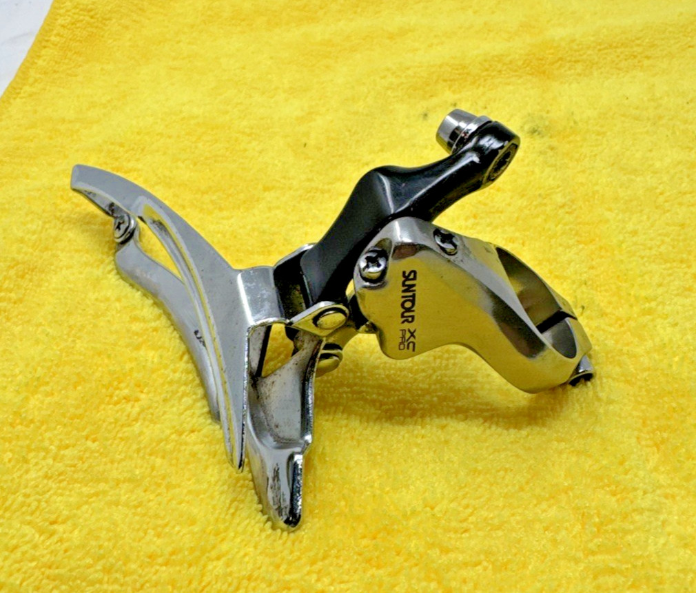 SunTour XC Pro Triple Front Derailleur 31.8 mm Bottom Pull Made in Japan