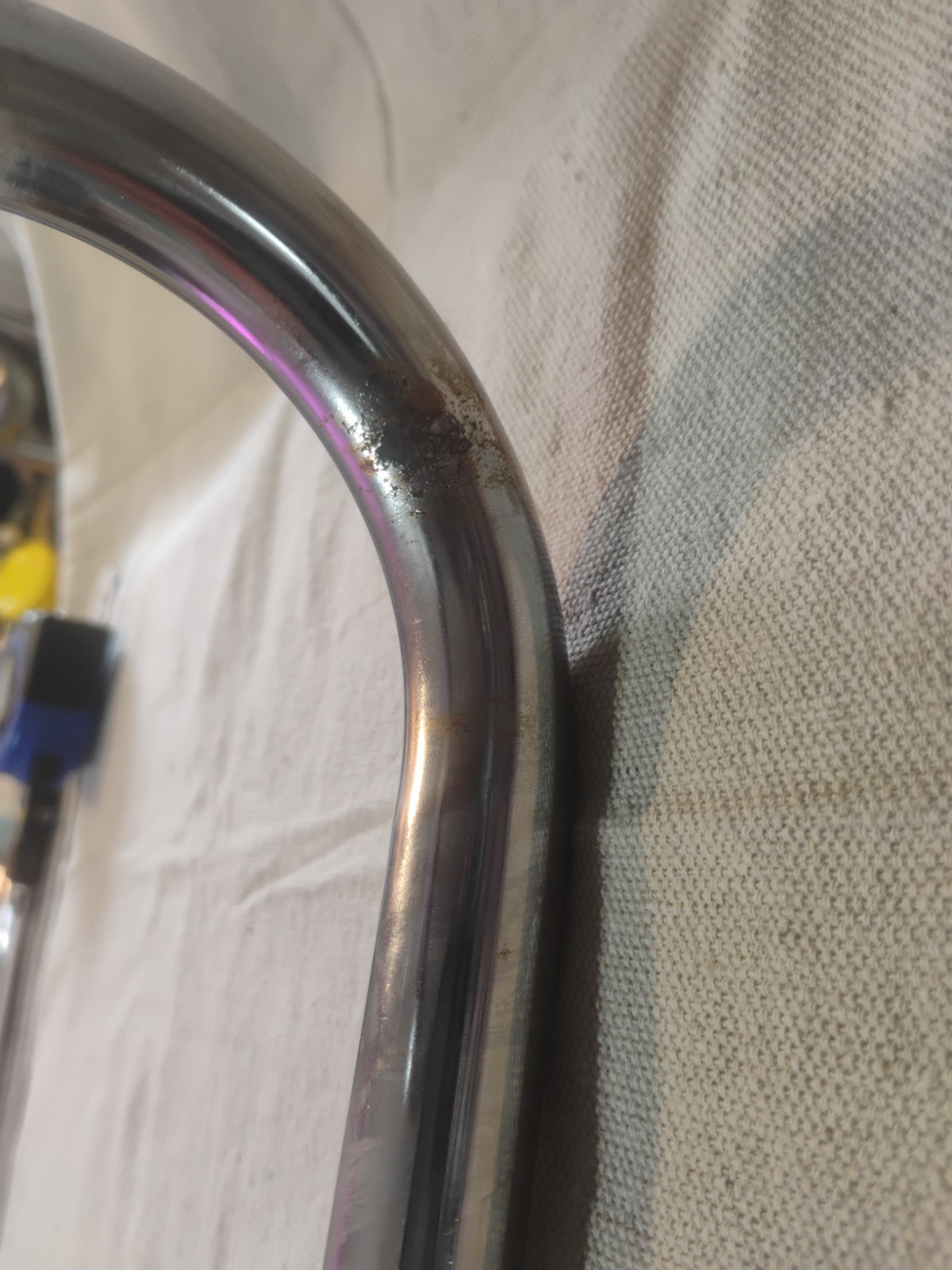 Gently Used Chrome Drop Down Handlebars Unbranded 25.4MM About 17″ Wide