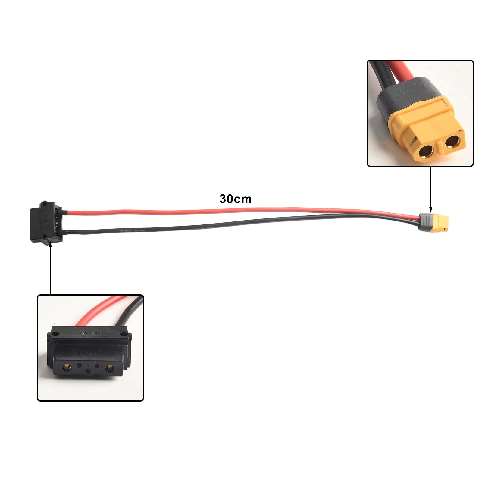 Long lasting For hailong Battery Cable 4pin 5pin to For XT60 Battery Cable