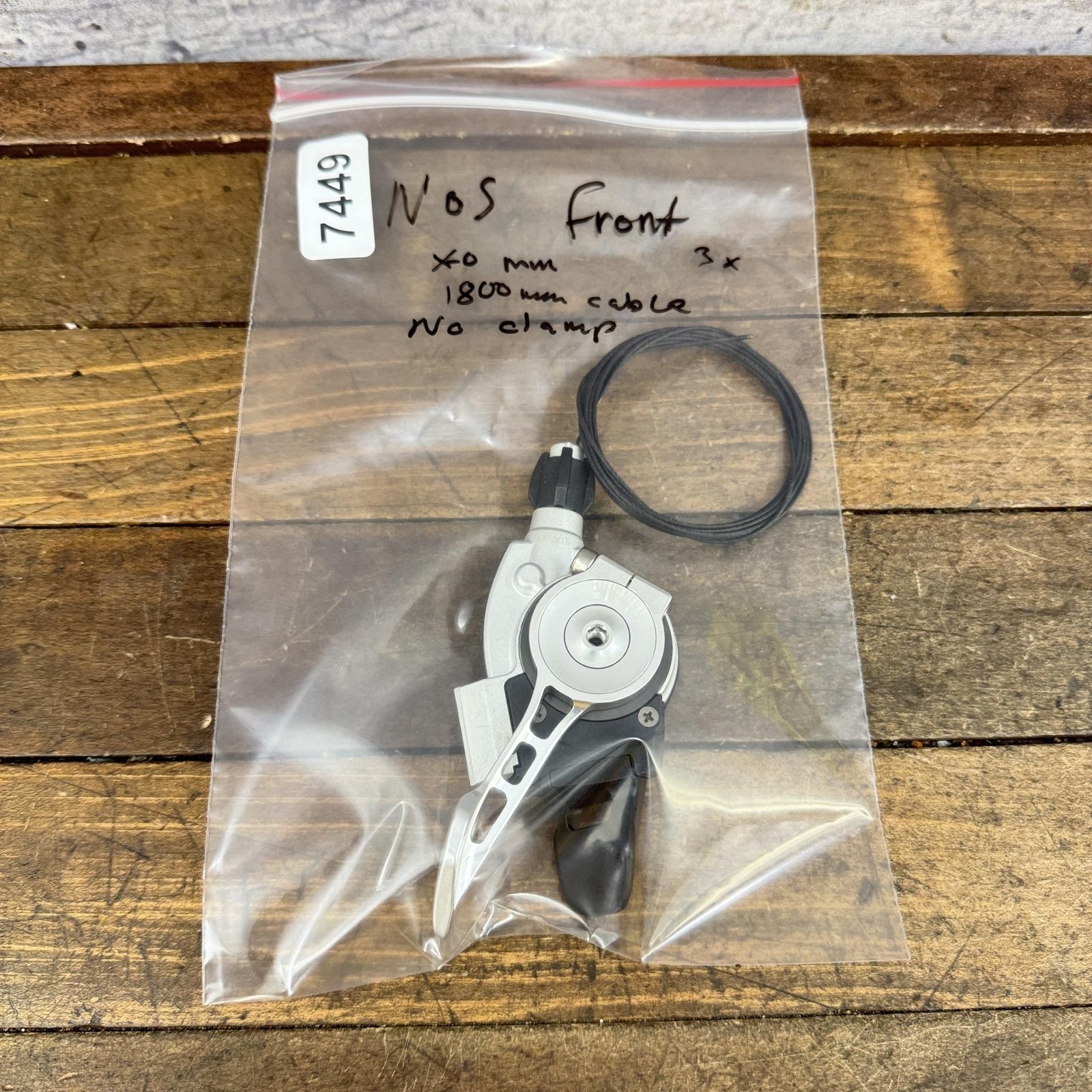 SRAM X0 Left 3 Speed Trigger Shifter Front 3s NOS MTB Mountain Bike Carbon