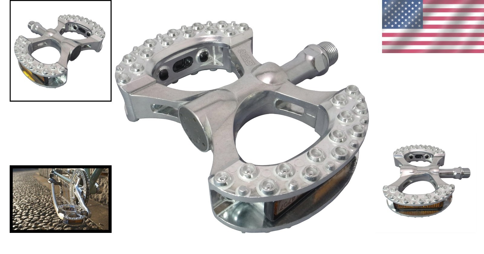 Lambda Steel Spindle Pedals – Japanese Design