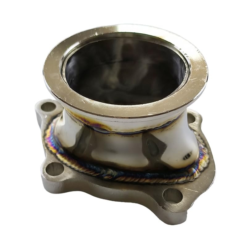 Turbo Down GT25 GT28 T25 T28 5 Bolt Flange to 2.5″ Inch 63mm V band Adapter