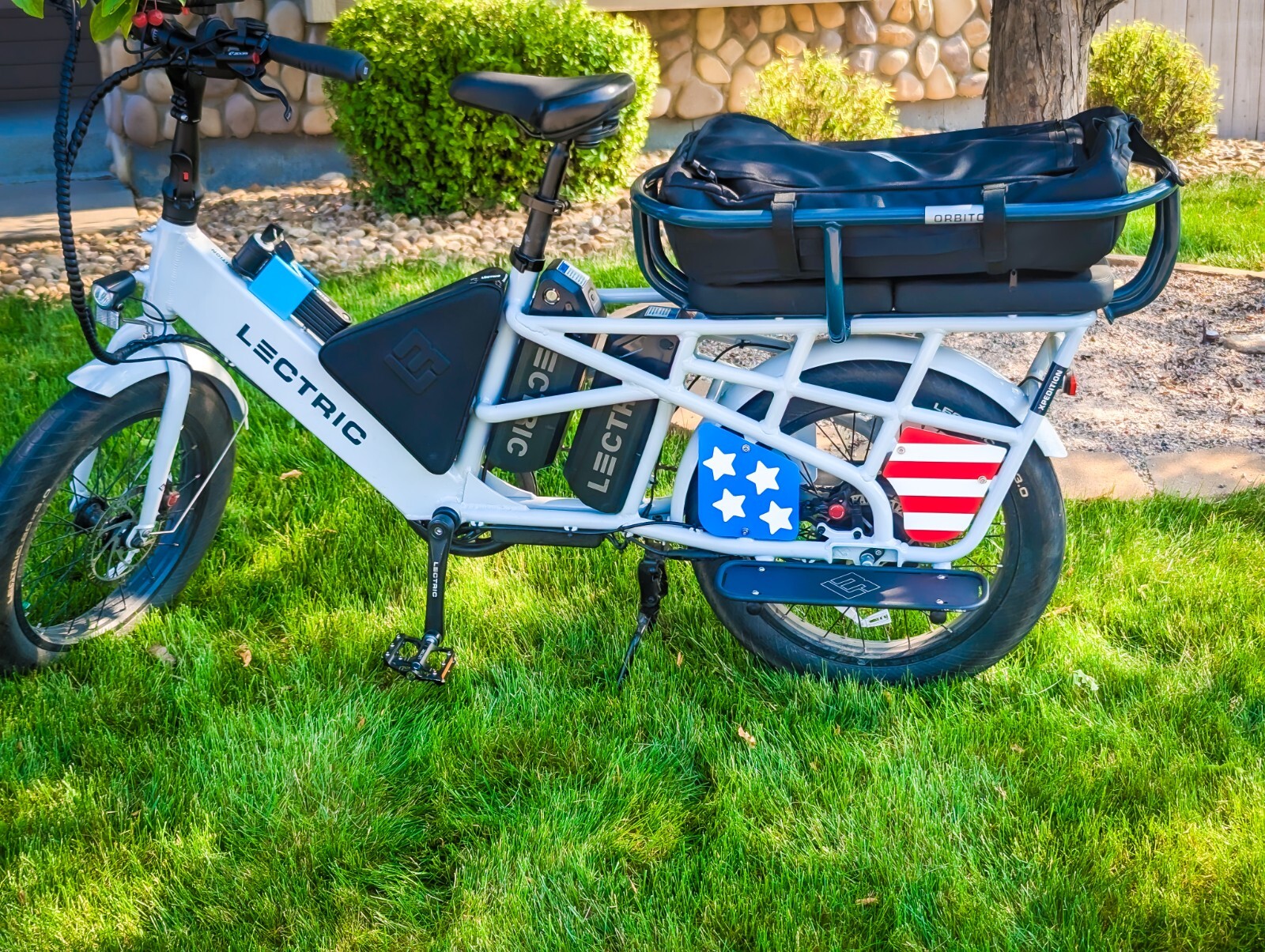 American Flag Panels for Lectric Xpedition eBike (4 Pieces, Left and Right Side)