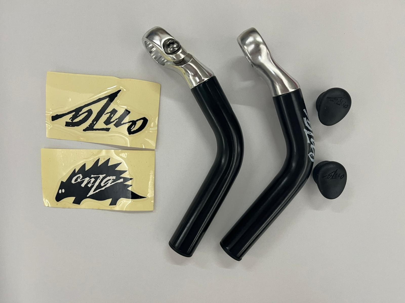 Onza OZ-170 ALUMINUM BAR ENDS NEW, L Bend, Vintage