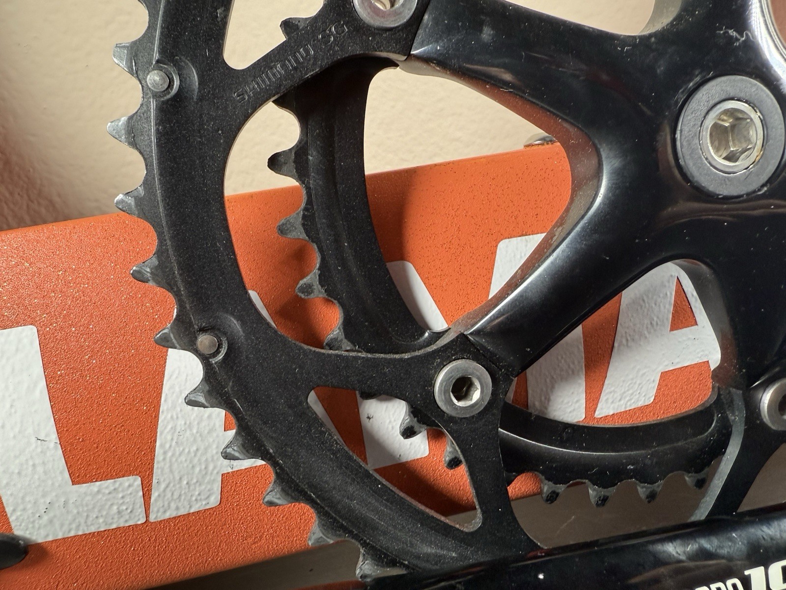 Shimano 105 Crank Set Double 172.5 FC-5502 Octalink Spline 53-39 Tooth #17