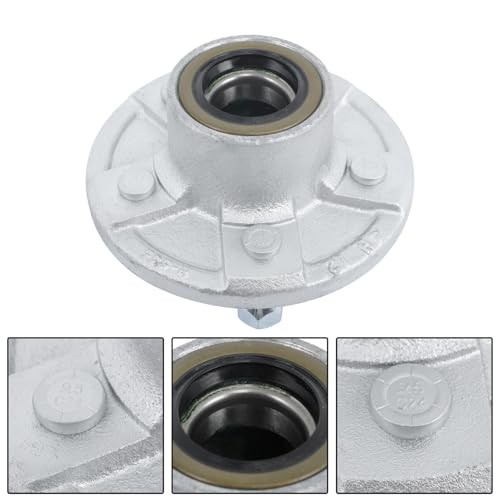 5 Lug 4.5Inch Galvanized Trailer Hub Kit for 3500lbs 1-1/16Inch to 1-3/8Inch
