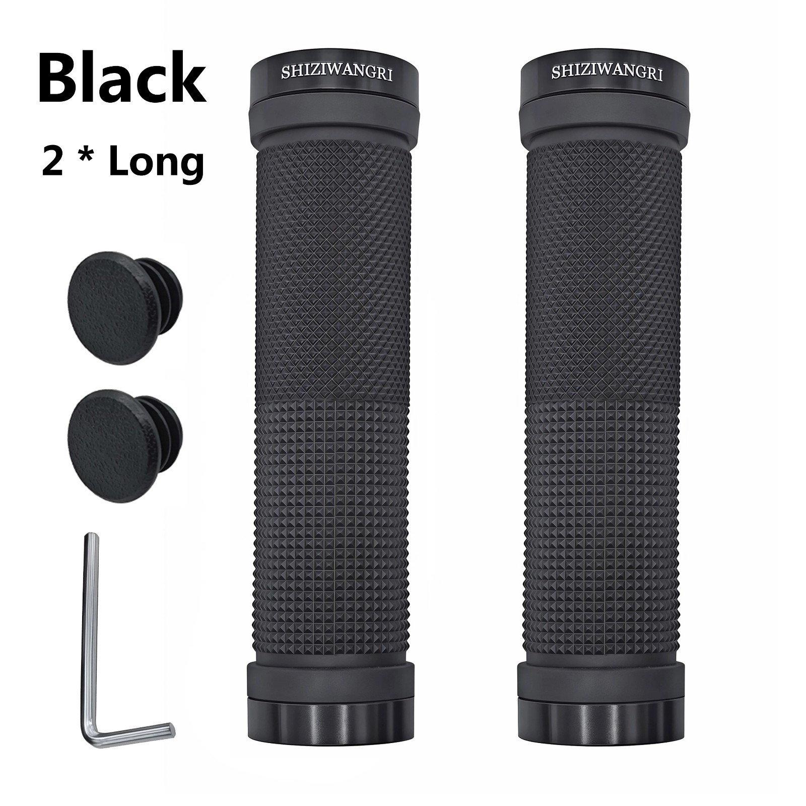 SHIZIWANGRI MTB Bike Grips Ergonomic Rubber Anti Skid Handlebar Covers