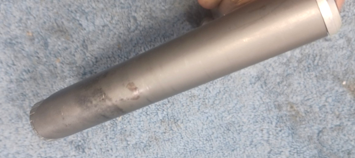 used, DEAN 125mm, 22.2mm dia. Titanium Quill Stem, Fits 26mm Bar Clamp, 1″ Fork