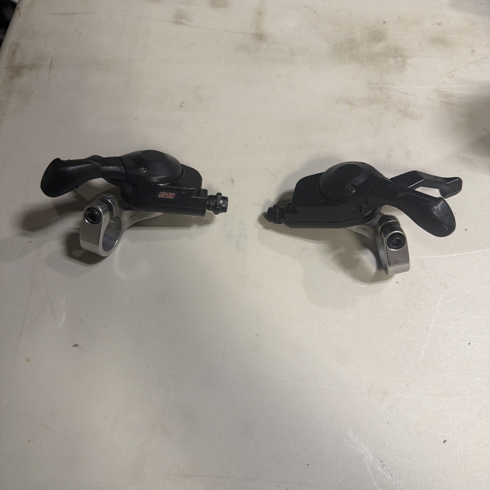 SHIMANO DEORE SL-MC38 SHIFTER SET (3 x 8 SPEED) RAPID FIRE TRIGGER FRONT & REAR!