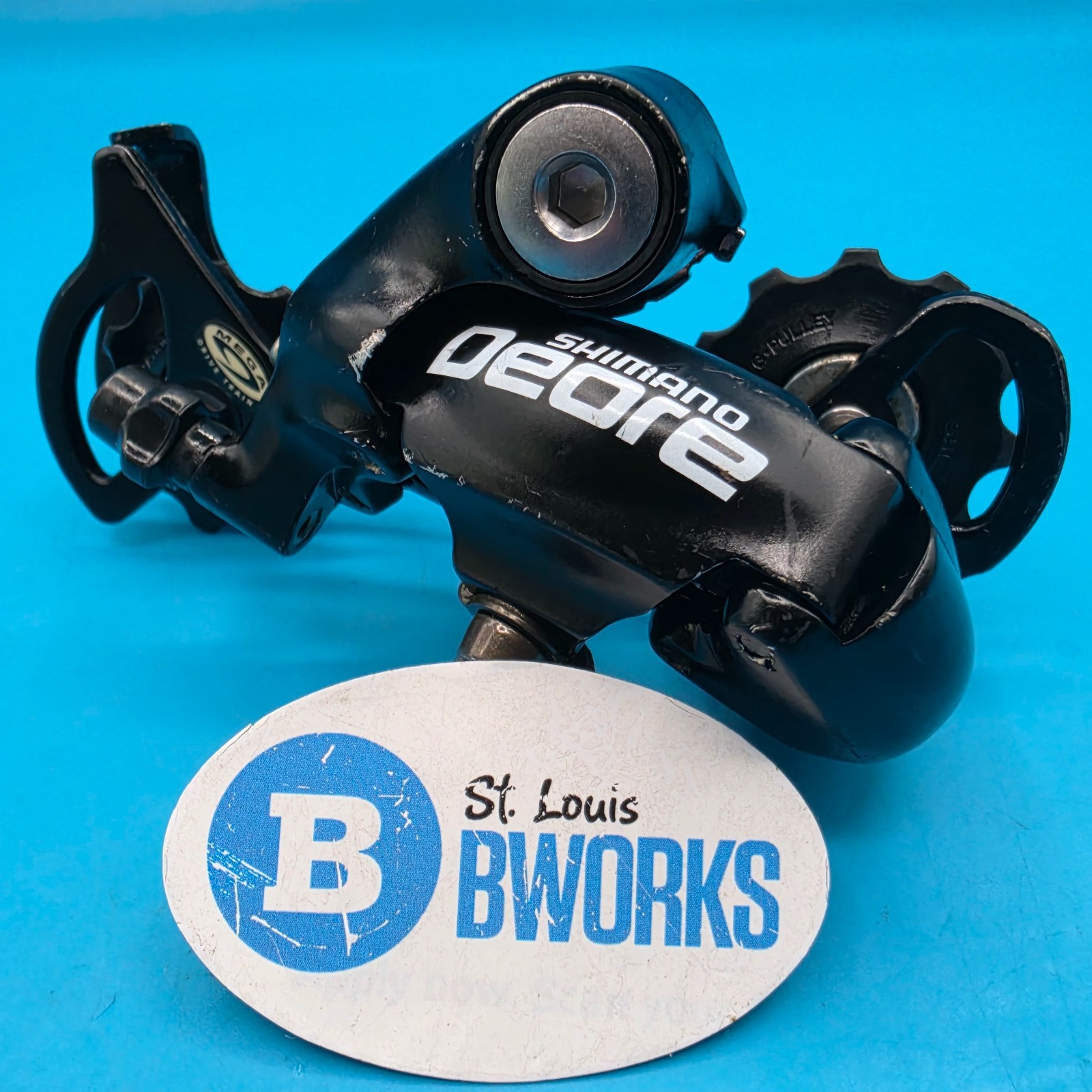 Shimano Deore Long Cage Mountain Bike Rear Derailleur 9×3 Speed RD-M510 VGC! g13