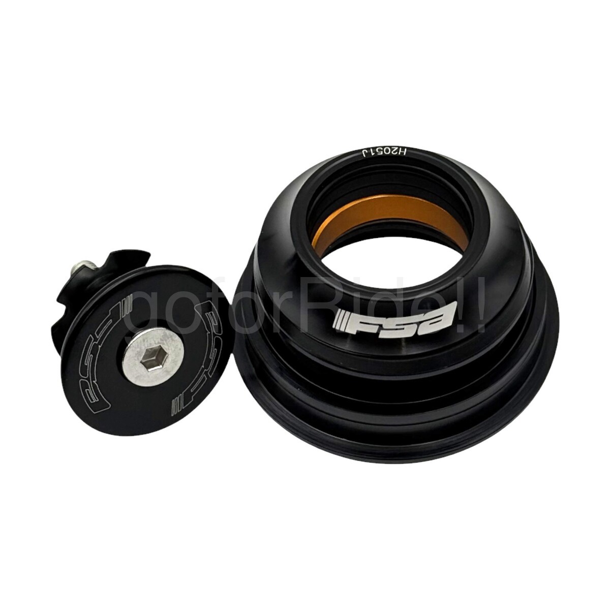 Tapered Headset w/top cap FSA Orbit No.57 ZS 1-1/8″ to 1.5″ OD 50/62mm 8.2mm